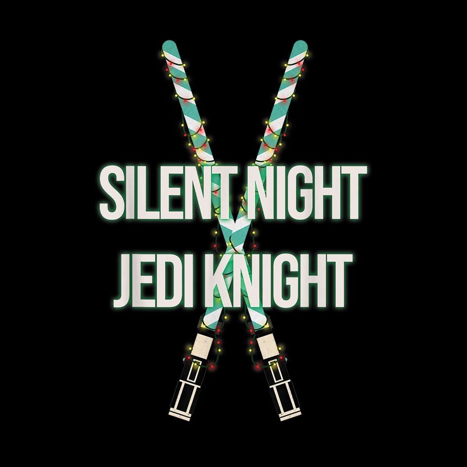 Silent Knight Xmas Geek Graphic Tee